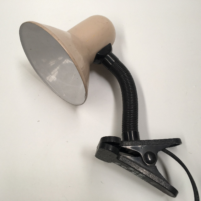LAMP, Bedside Light (Clip On) - Beige Black